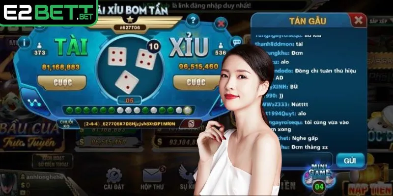 Tài Xỉu E2BET - Thể loại dễ chơi dễ thắng