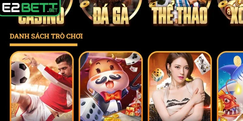 Tìm kiếm rồi truy cập vào link dẫn chính thống E2BET